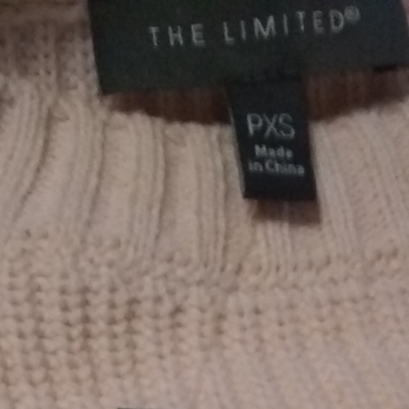 NWT The Limited Pale Pink Semi-Cropped Sweater - Picture 4 of 8